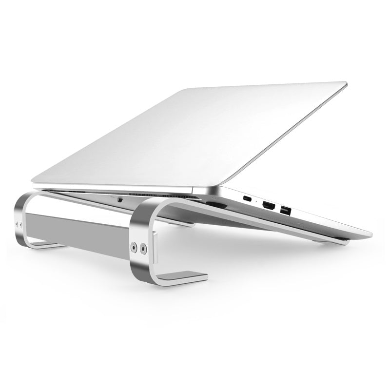Support d'ordinateur portable Support d'ordinateur de refroidissement en  aluminium, peut fixer la plaque de levage amovible pour ordinateur  portable, base en métal (gris)