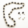 Amadova-Bijoux ensemble en perles nobles avec effet lumineux pour femme