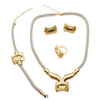 Amadova, ensemble de bijoux or plaqués pour femme.