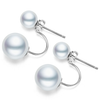 Amadova, boucles d'oreilles en argent 925 avec perles de coquillage de mer pour femme