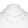 Amadova-Bijou collier en argent avec perles montre la charme pour femme