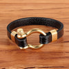 Amadova-bijou bracelet cuir discret, très plaisant à porter pour homme